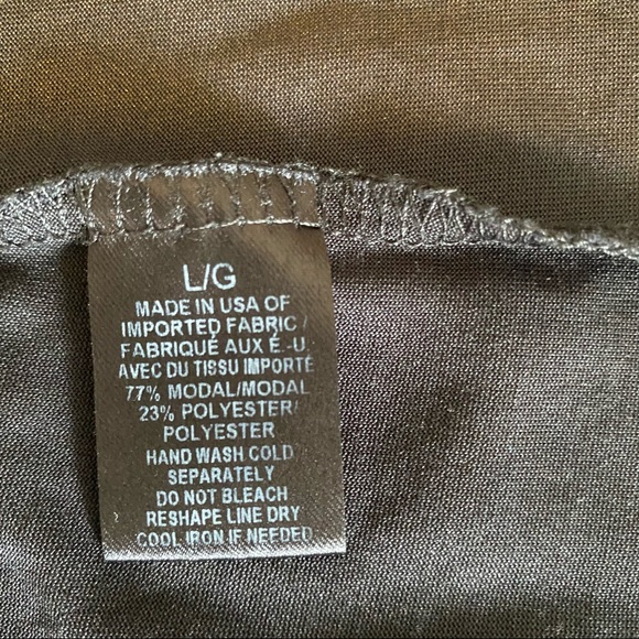 Drew women’s sleeveless black keyhole mock neck tank blouse size Large - Picture 9 of 10